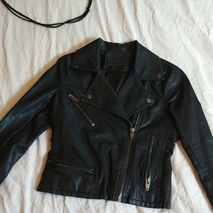 **SOLD**Blank NYC Leather Jacket size xs
